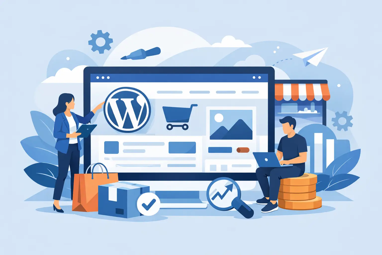 WordPress web design for businesses that sell