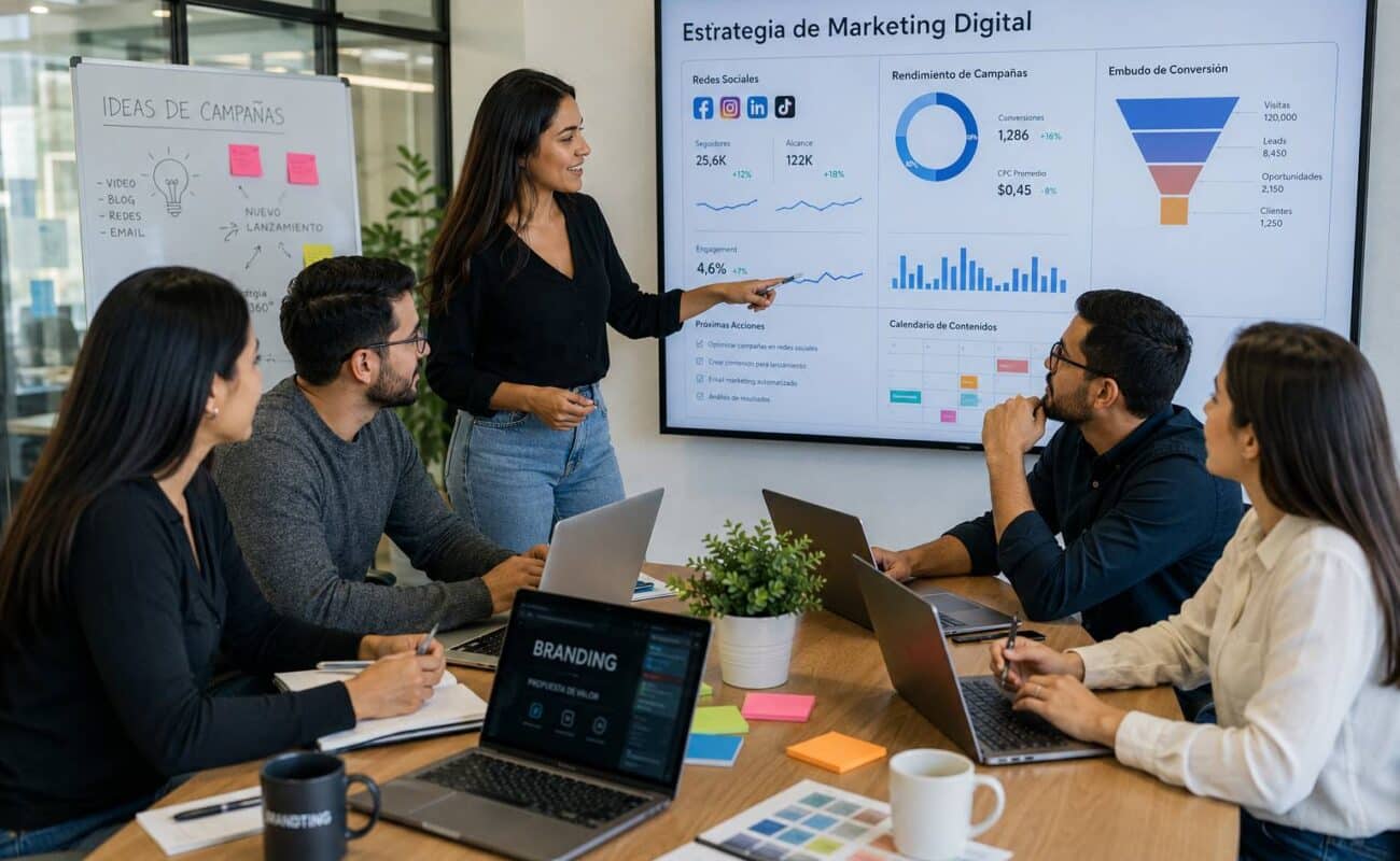 Estrategia de marketing digital para empresas en Costa Rica