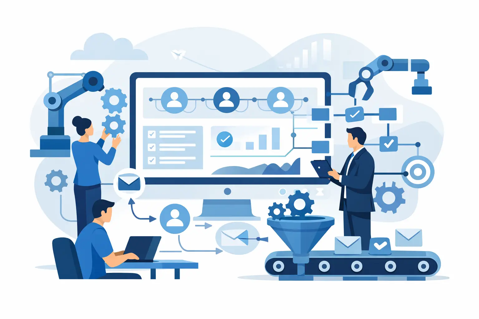 Cómo implementar CRM con automatización