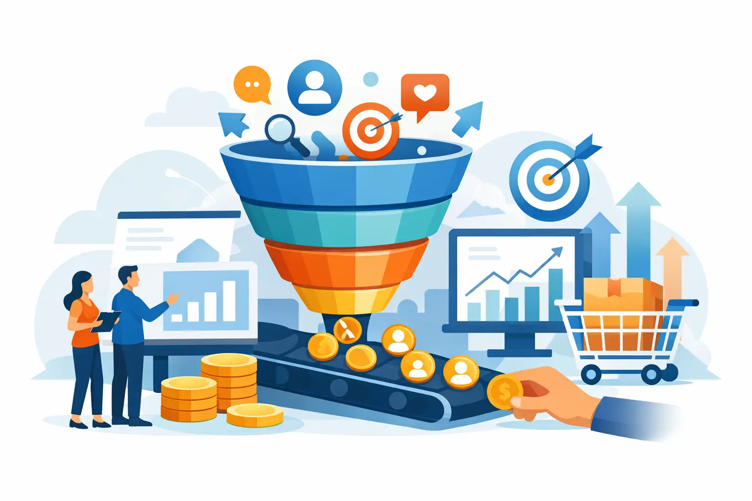 Guía de embudos de conversión para vender más