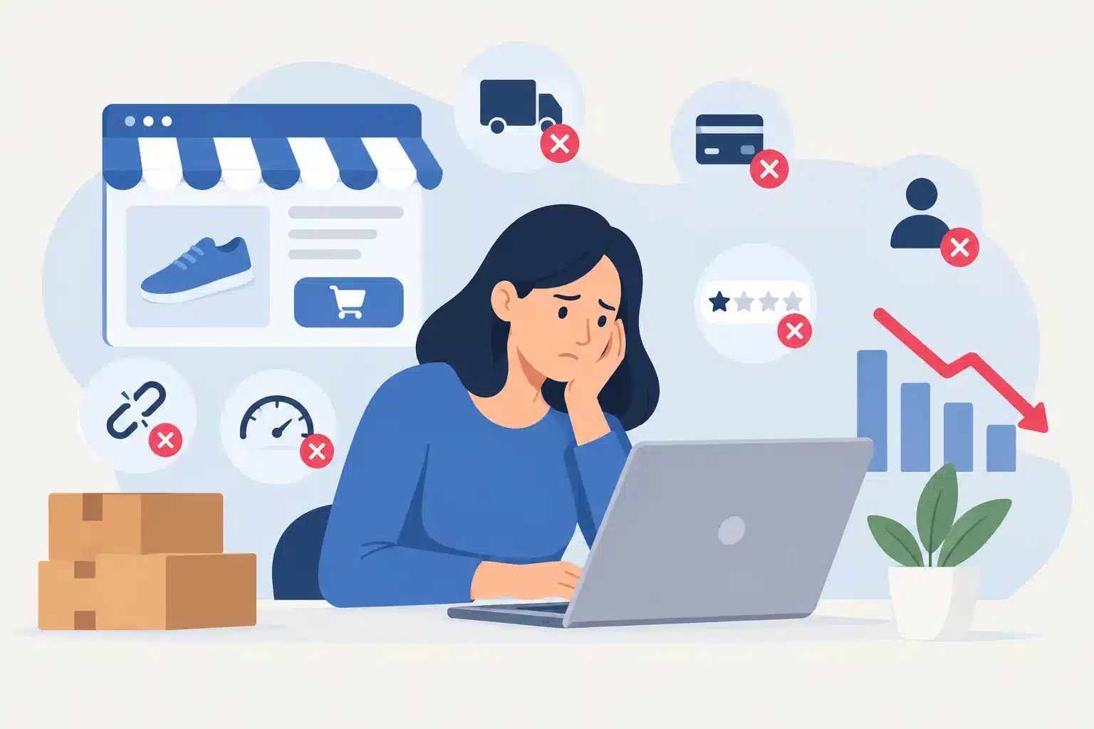 12 errores comunes en ecommerce que frenan ventas