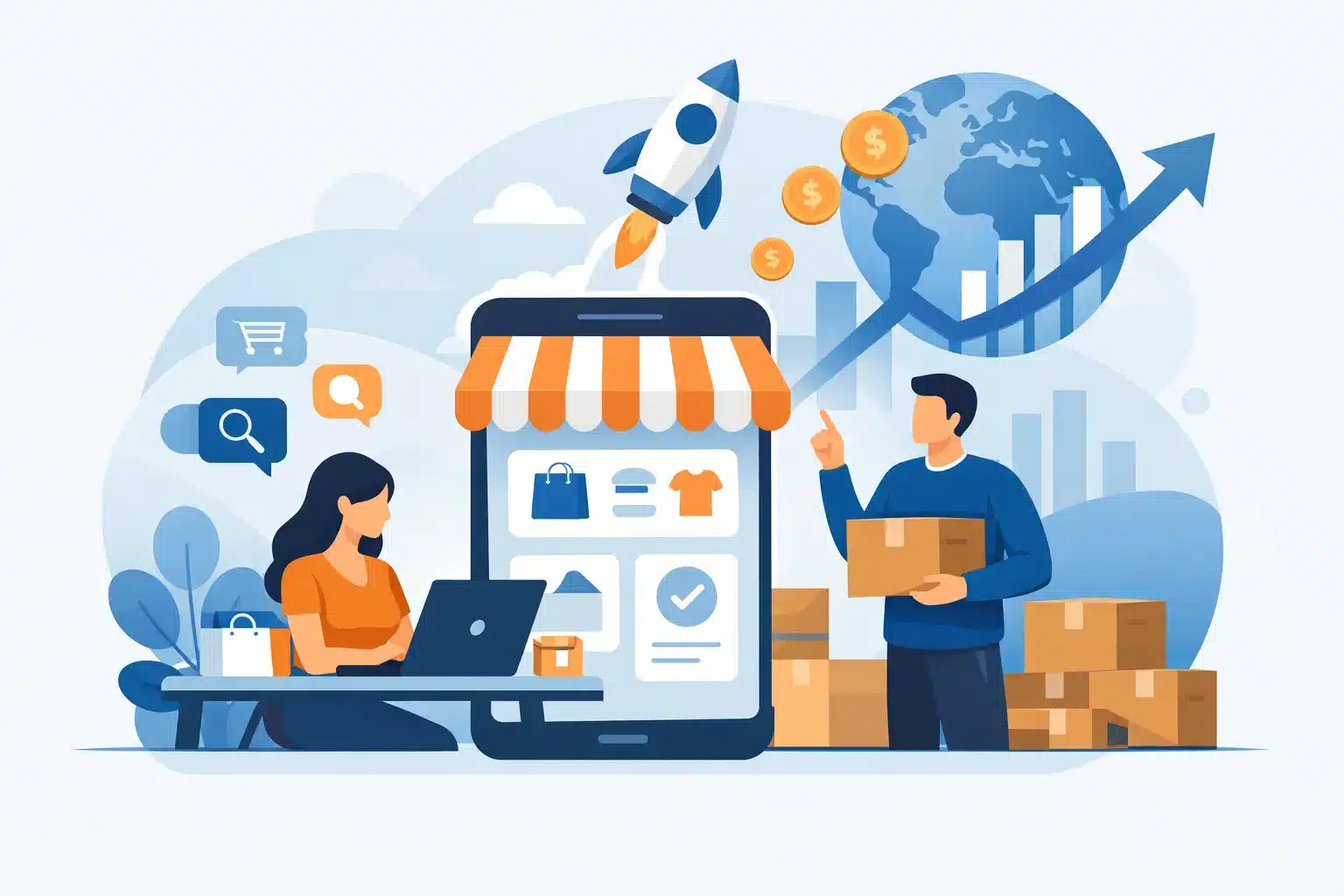 Cómo vender productos por internet y crecer